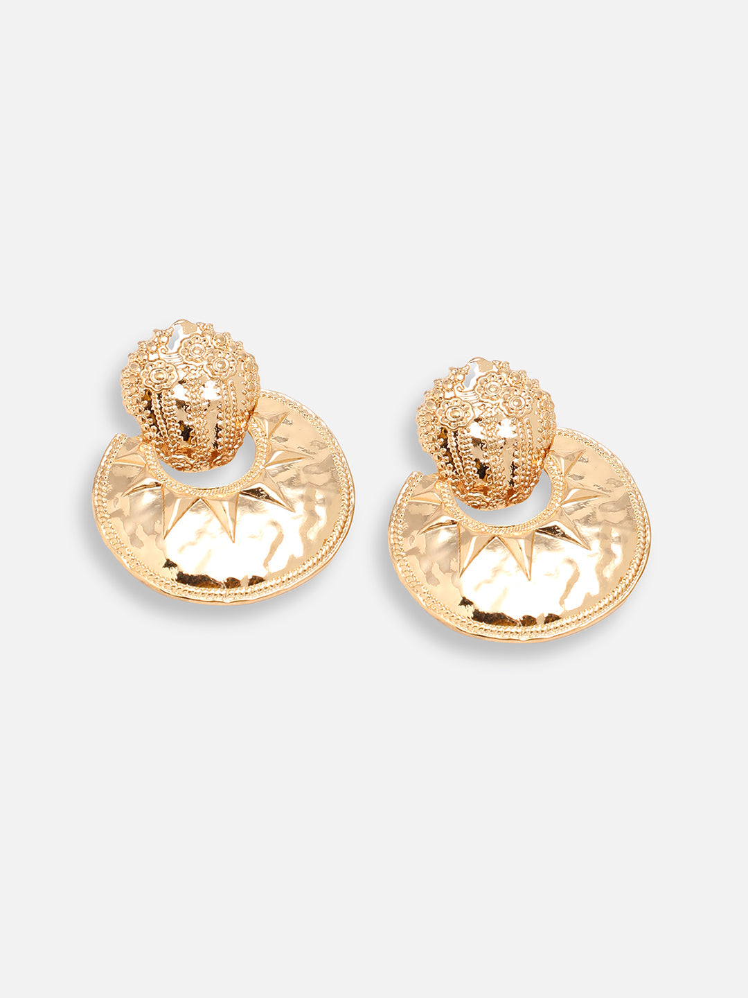 GOLD PLATED PARTY DESIGNER DROP EARRING FOR WOMEN