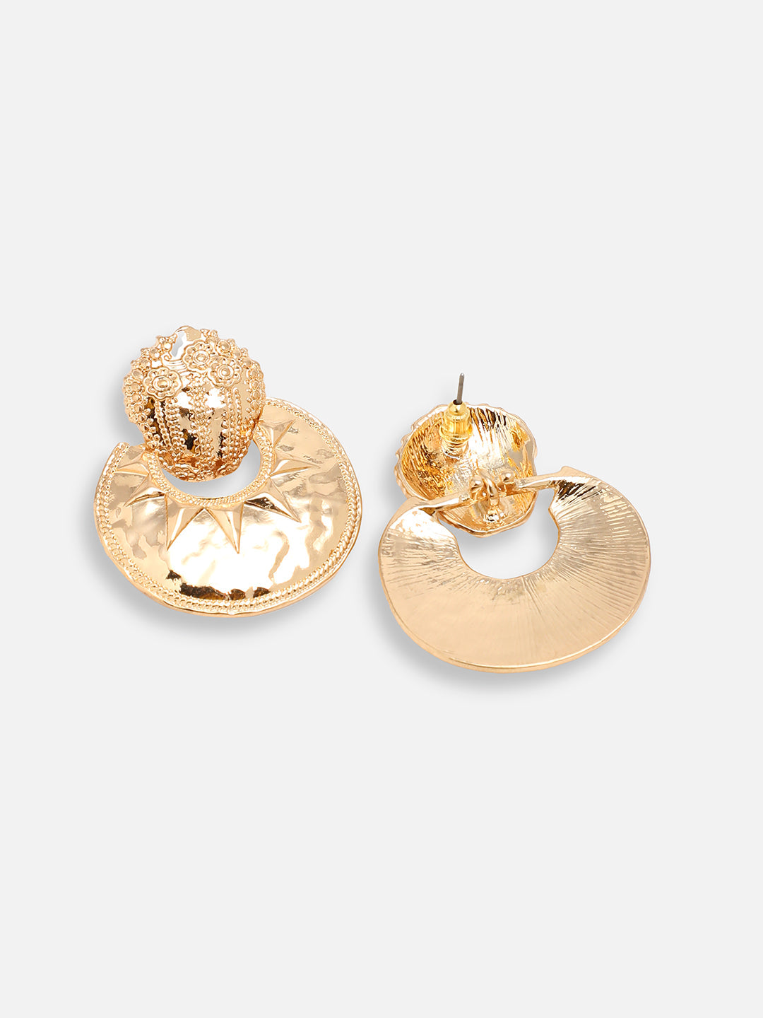 GOLD PLATED PARTY DESIGNER DROP EARRING FOR WOMEN