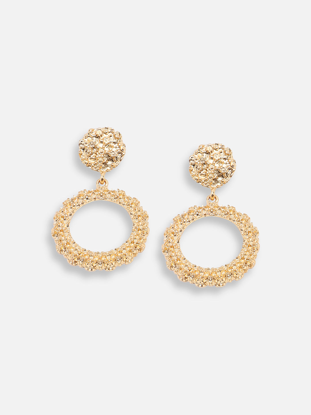 GOLD PLATED PARTY DESIGNER DROP EARRING FOR WOMEN