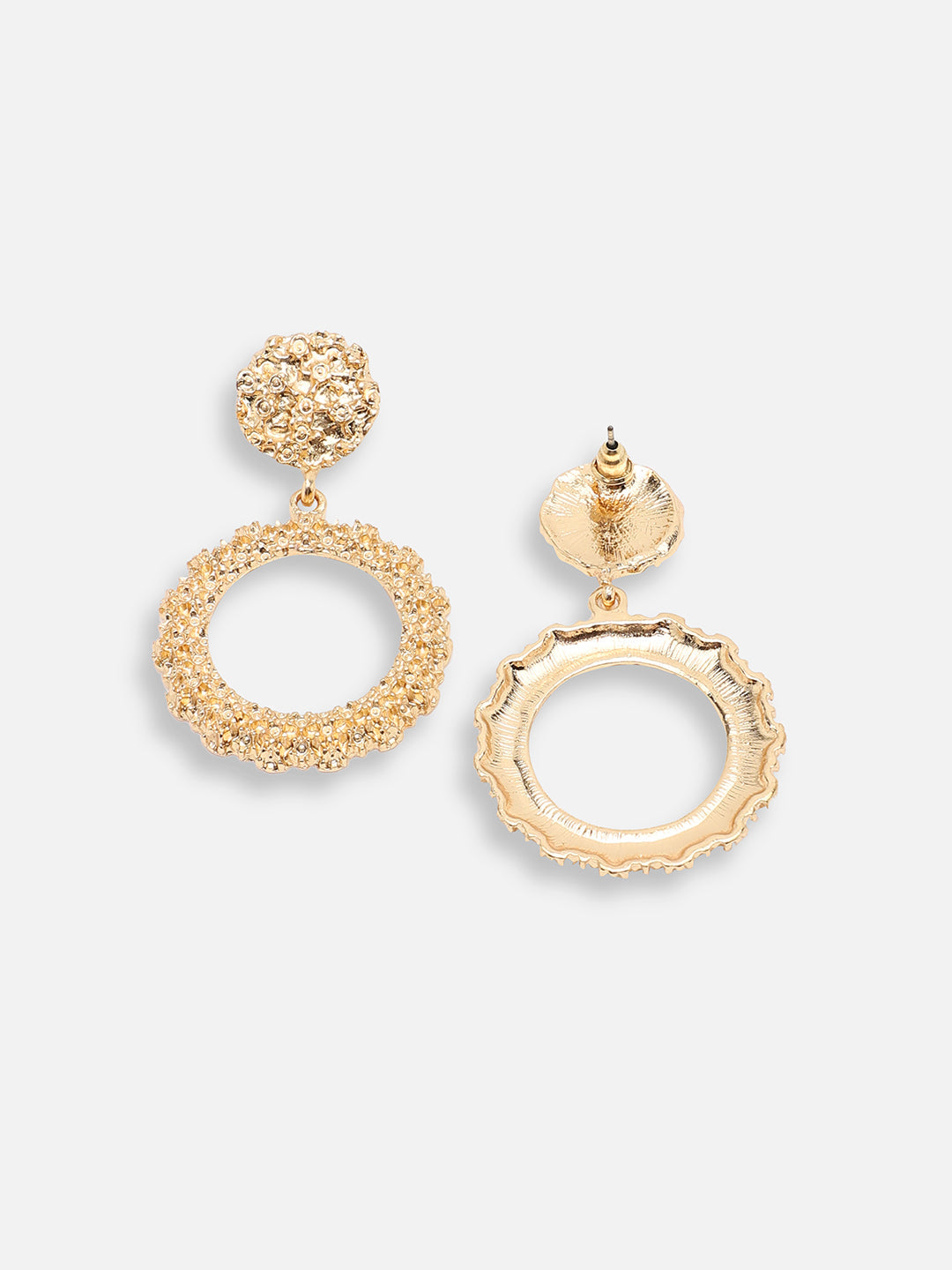 GOLD PLATED PARTY DESIGNER DROP EARRING FOR WOMEN