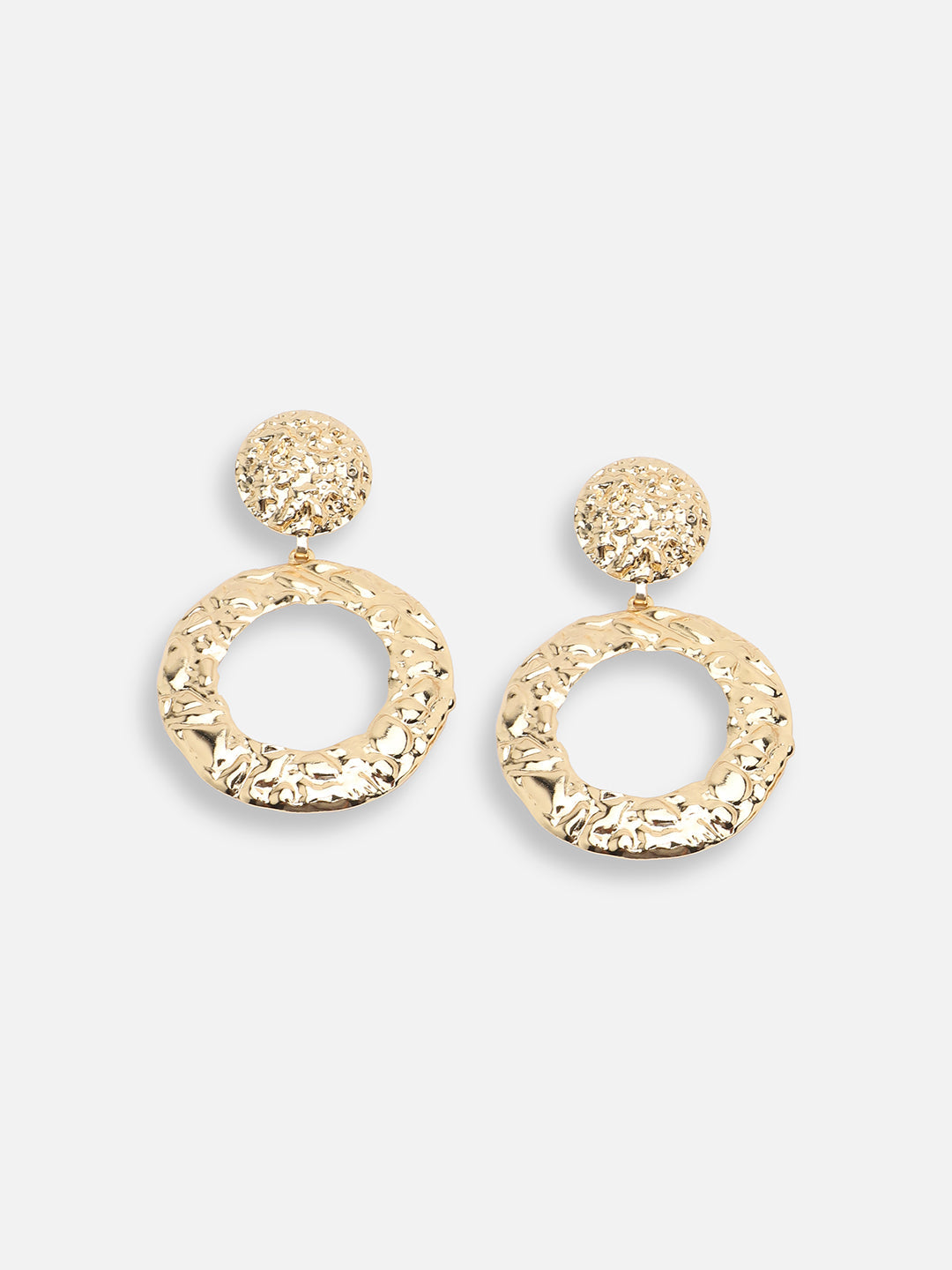 GOLD PLATED PARTY DESIGNER DROP EARRING FOR WOMEN