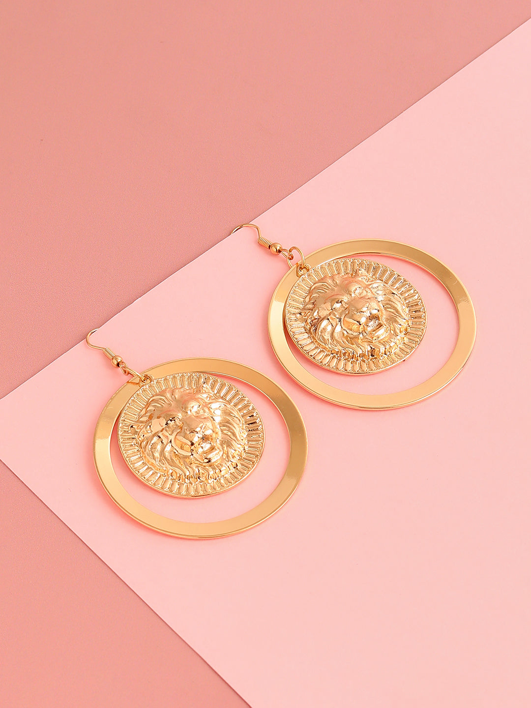 GOLD PLATED PARTY DESIGNER DROP EARRING FOR WOMEN