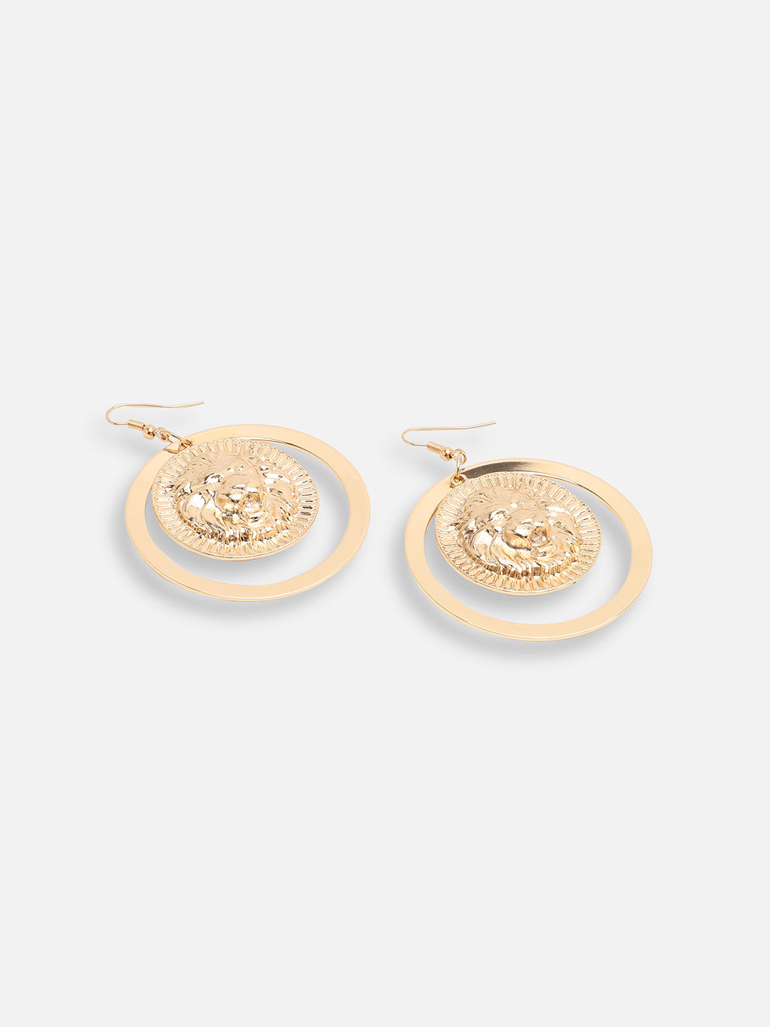 GOLD PLATED PARTY DESIGNER DROP EARRING FOR WOMEN