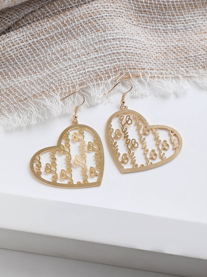 GOLD PLATED PARTY DESIGNER DROP EARRING FOR WOMEN