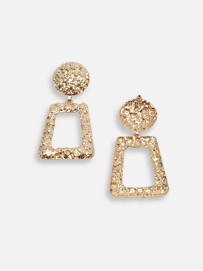 GOLD PLATED PARTY DESIGNER DROP EARRING FOR WOMEN