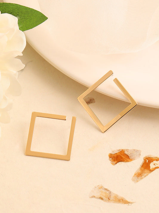 GOLD PLATED PARTY DESIGNER DROP EARRING FOR WOMEN