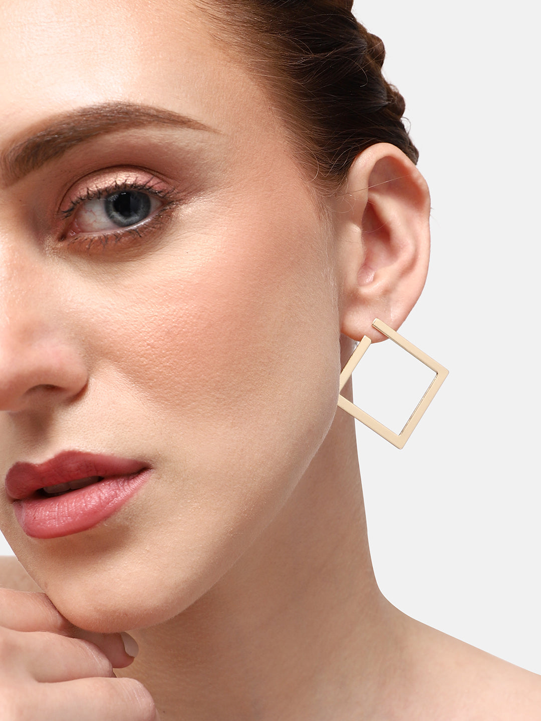 GOLD PLATED PARTY DESIGNER DROP EARRING FOR WOMEN