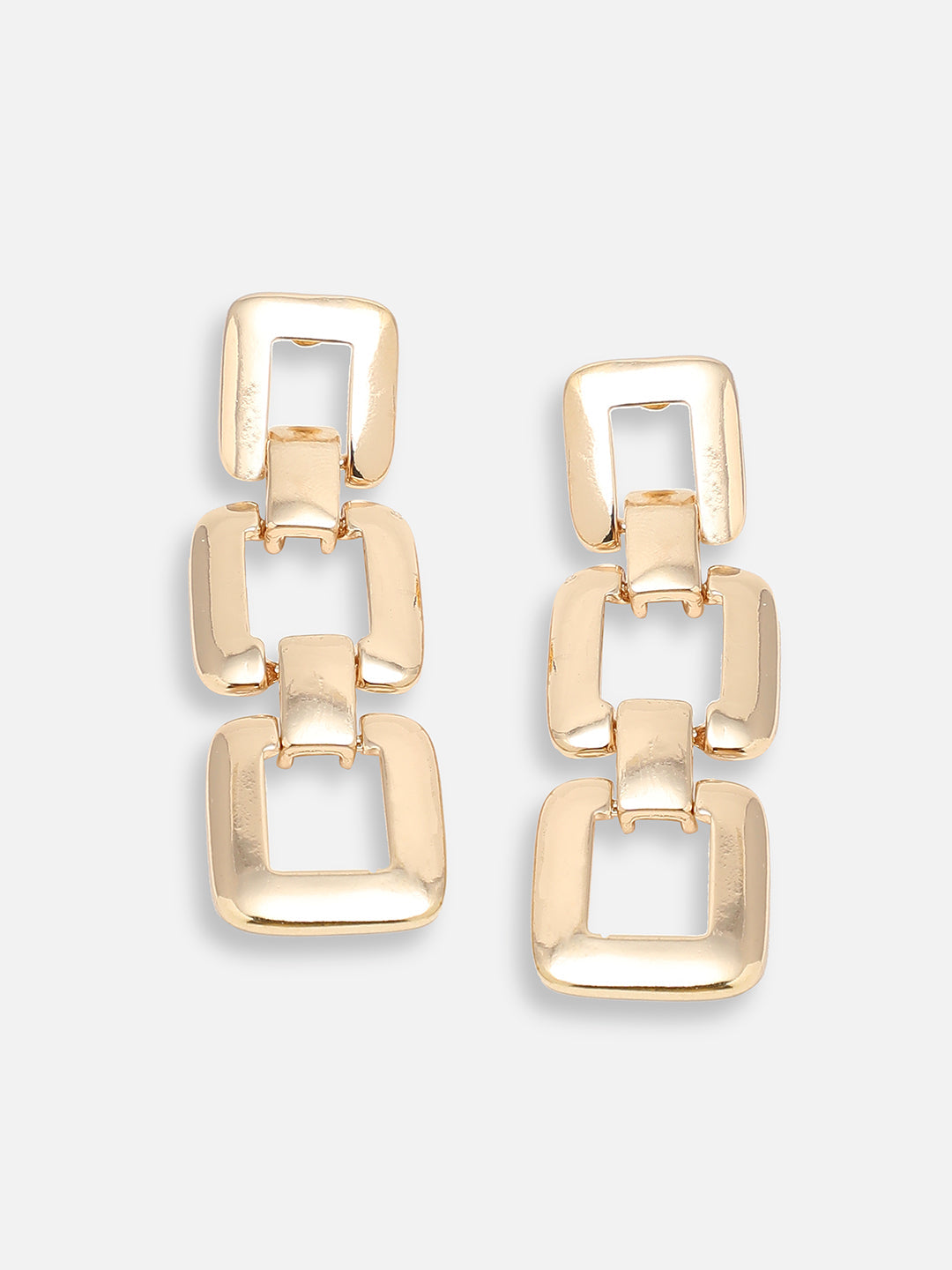 GOLD PLATED PARTY DESIGNER DROP EARRING FOR WOMEN