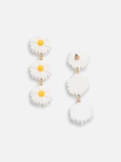 GOLD PLATED PARTY DESIGNER DROP EARRING FOR WOMEN