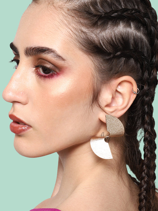 GOLD PLATED PARTY DESIGNER STUD FOR WOMEN