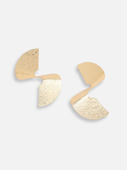 GOLD PLATED PARTY DESIGNER STUD FOR WOMEN