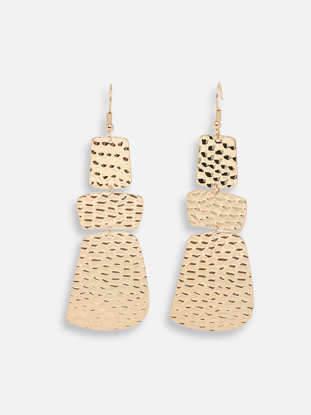 GOLD PLATED PARTY DESIGNER DROP EARRING FOR WOMEN
