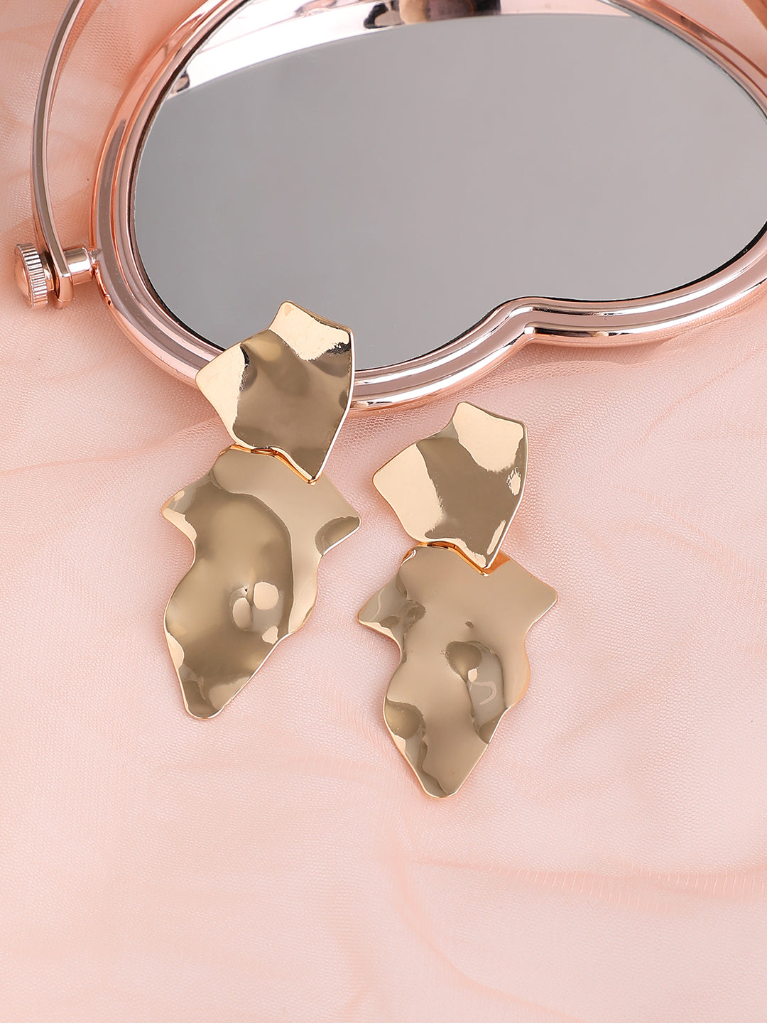 GOLD PLATED PARTY DESIGNER DROP EARRING FOR WOMEN