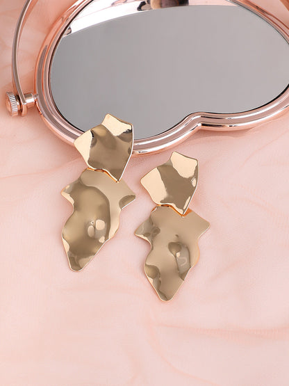 GOLD PLATED PARTY DESIGNER DROP EARRING FOR WOMEN