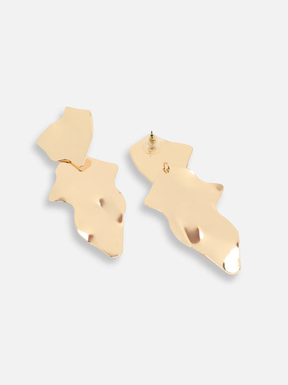 GOLD PLATED PARTY DESIGNER DROP EARRING FOR WOMEN
