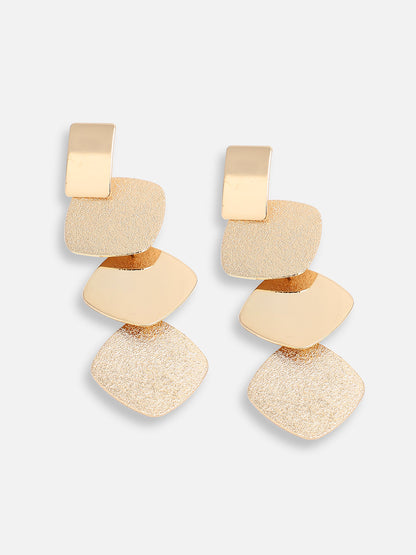 GOLD PLATED PARTY DESIGNER DROP EARRING FOR WOMEN