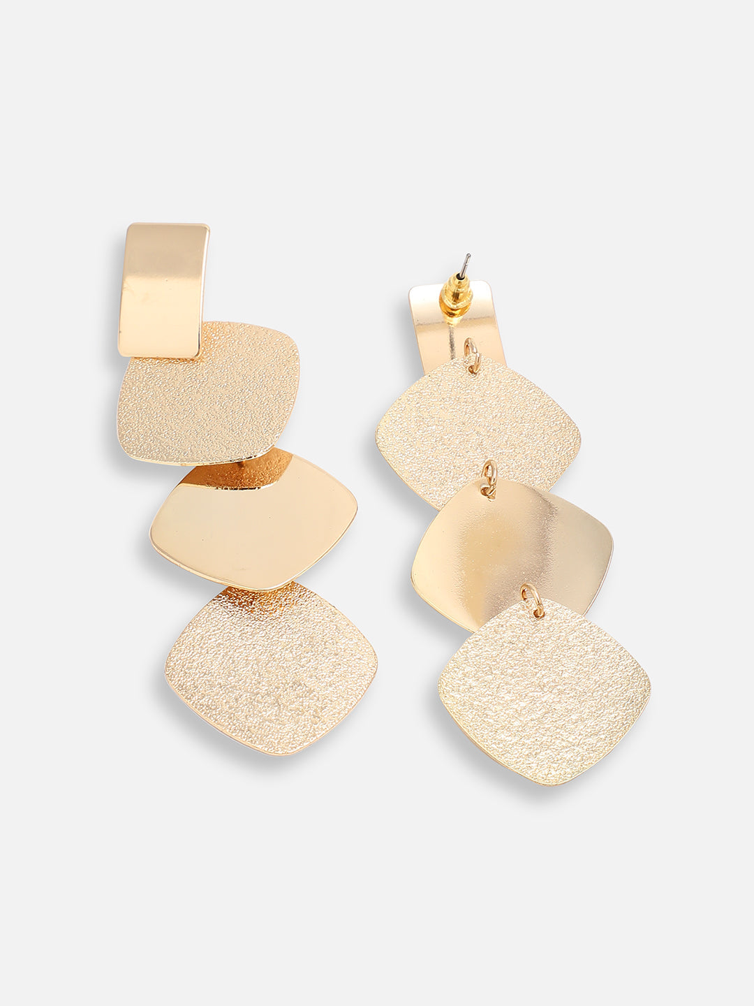 GOLD PLATED PARTY DESIGNER DROP EARRING FOR WOMEN