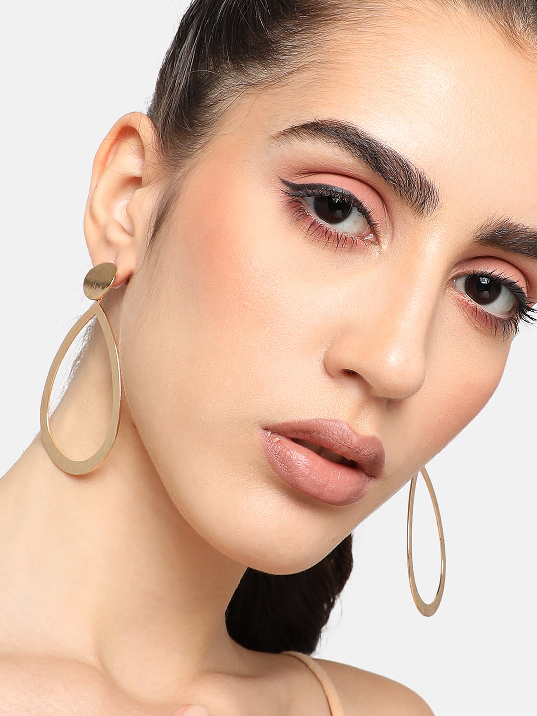 GOLD PLATED PARTY DESIGNER DROP EARRING FOR WOMEN