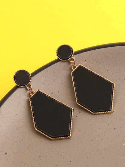 GOLD PLATED PARTY DESIGNER DROP EARRING FOR WOMEN