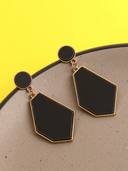 GOLD PLATED PARTY DESIGNER DROP EARRING FOR WOMEN
