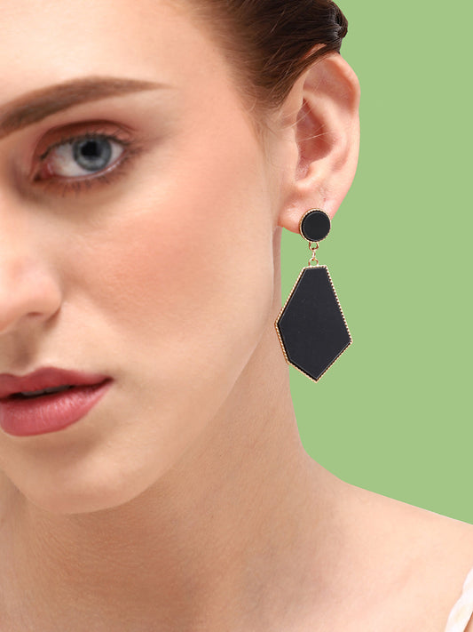 GOLD PLATED PARTY DESIGNER DROP EARRING FOR WOMEN
