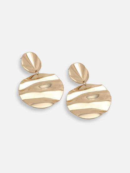 GOLD PLATED PARTY DESIGNER DROP EARRING FOR WOMEN