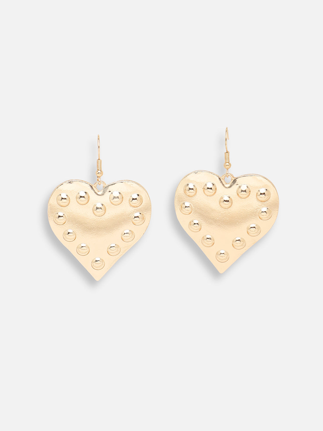 GOLD PLATED CASUAL DESIGNER STONE DROP EARRING FOR WOMEN