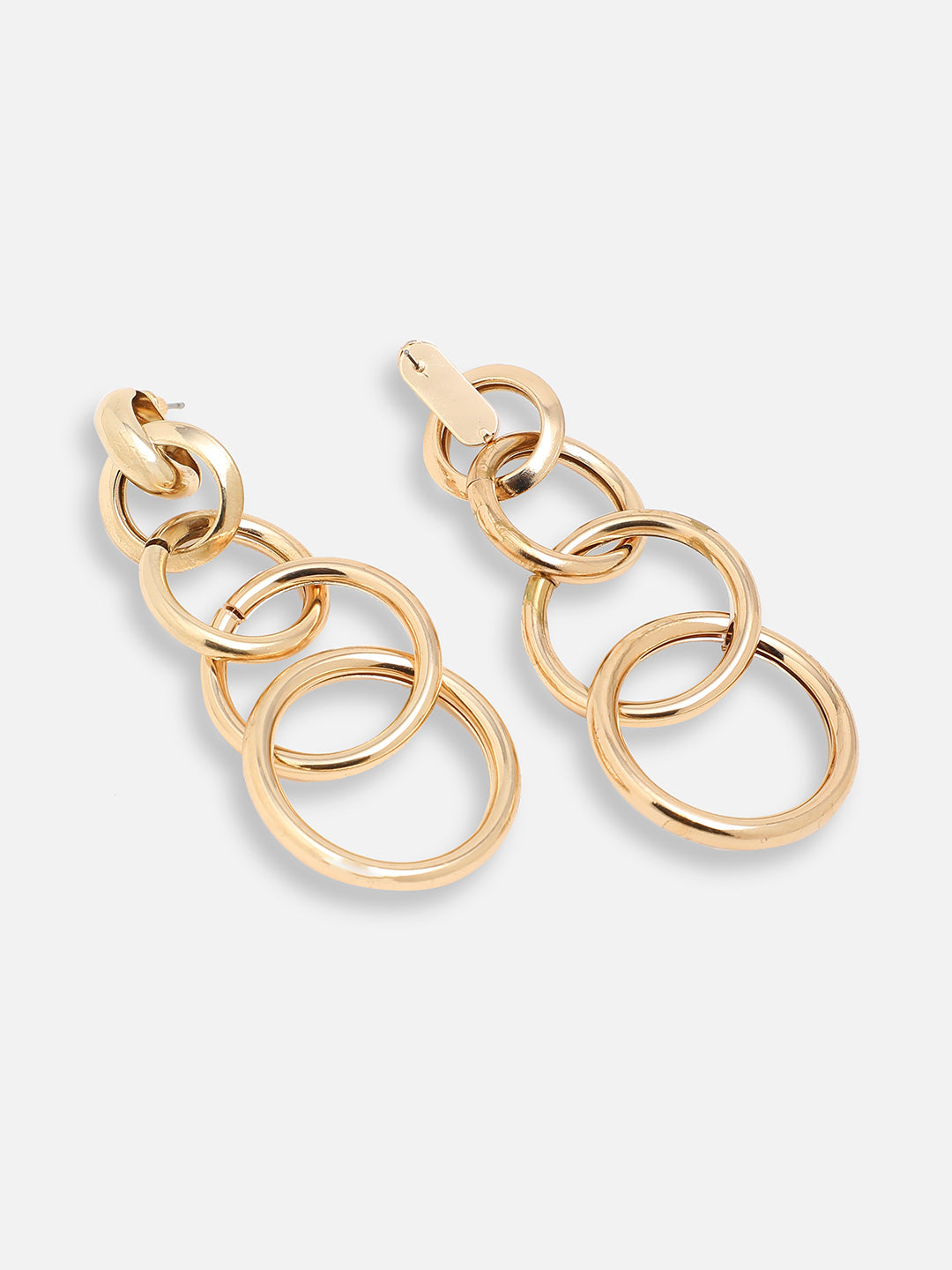 GOLD PLATED PARTY DESIGNER DROP EARRING FOR WOMEN