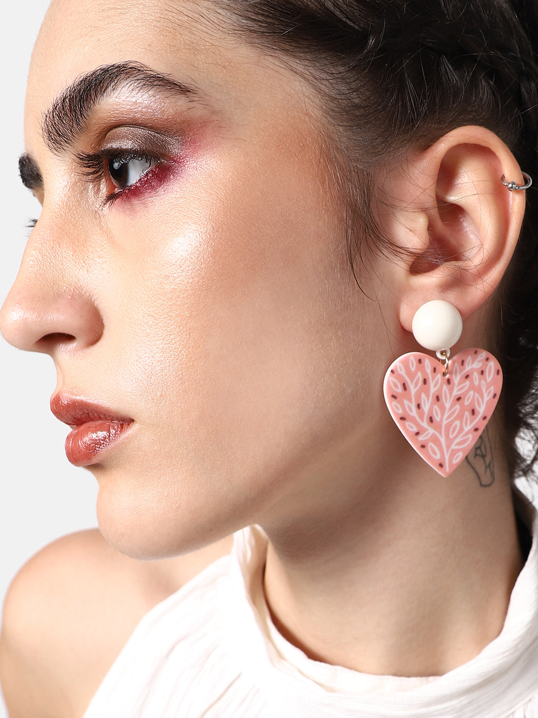 GOLD PLATED PARTY DESIGNER DROP EARRING FOR WOMEN