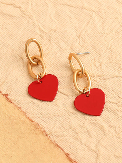 GOLD PLATED PARTY DESIGNER DROP EARRING FOR WOMEN