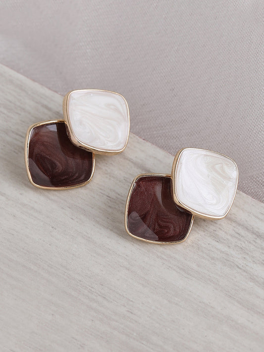 GOLD PLATED PARTY DESIGNER DROP EARRING FOR WOMEN