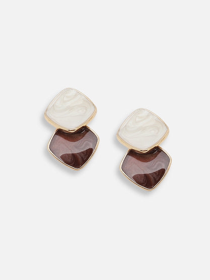 GOLD PLATED PARTY DESIGNER DROP EARRING FOR WOMEN