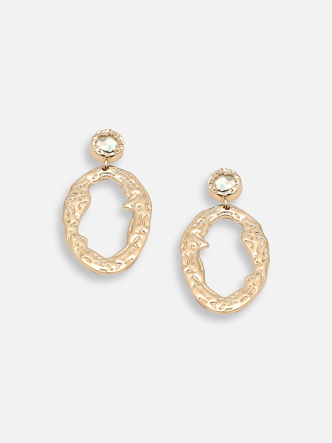 GOLD PLATED PARTY DESIGNER DROP EARRING FOR WOMEN