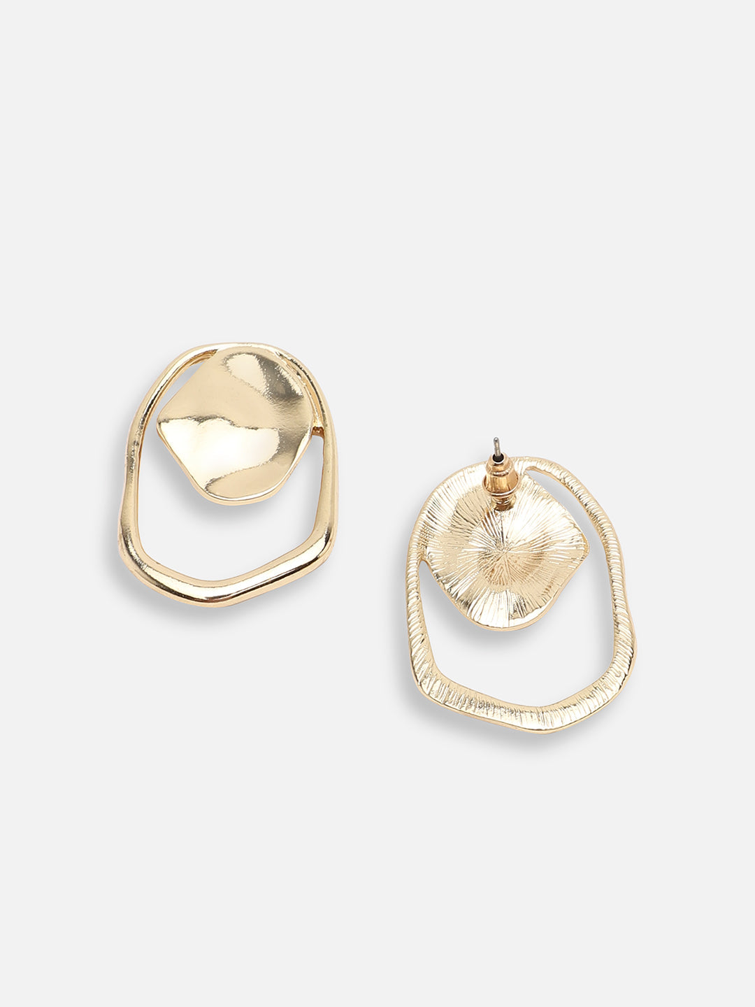 GOLD PLATED PARTY DESIGNER STUD FOR WOMEN