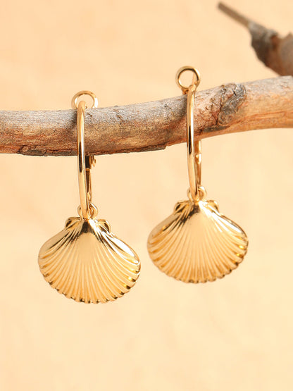 GOLD PLATED CASUAL DESIGNER DROP EARRING FOR WOMEN