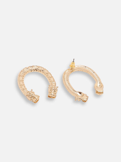 GOLD PLATED CASUAL DESIGNER DROP EARRING FOR WOMEN