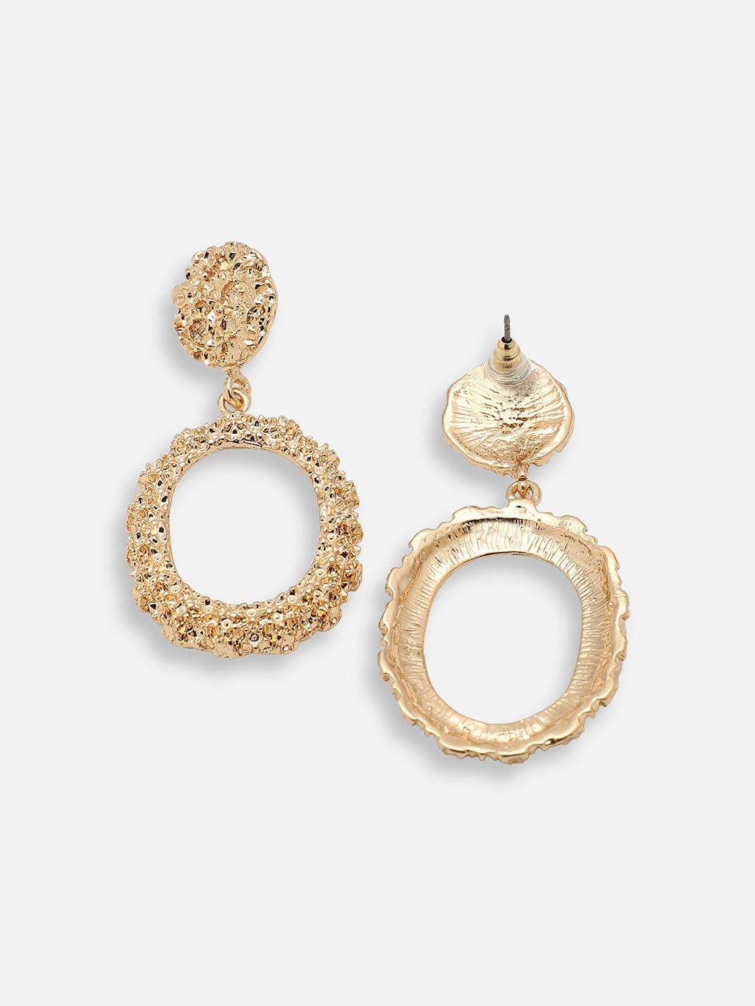 GOLD PLATED PARTY DESIGNER DROP EARRING FOR WOMEN