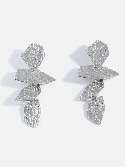 Silver Plated Designer Drop Earring