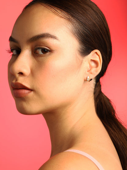 WOMEN SET OF 6 HOOP AND STUD EARRINGS