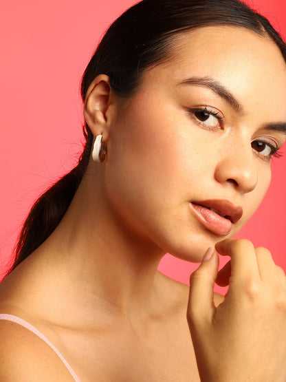 WOMEN SET OF 6 HOOP AND STUD EARRINGS