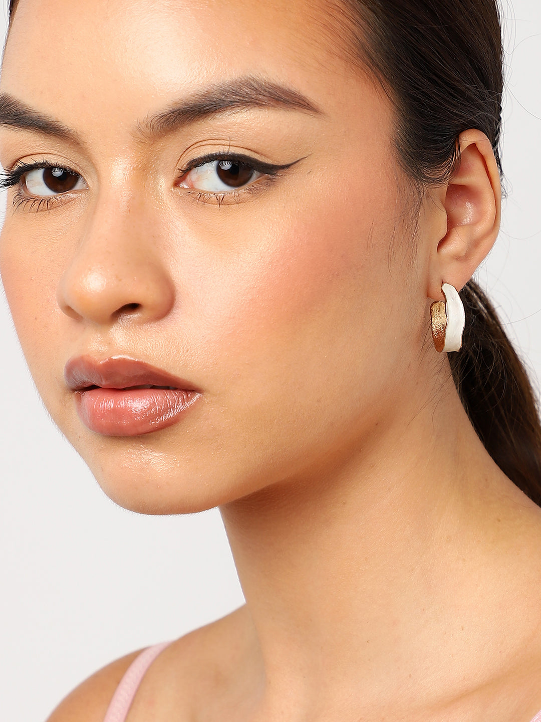WOMEN SET OF 6 HOOP AND STUD EARRINGS