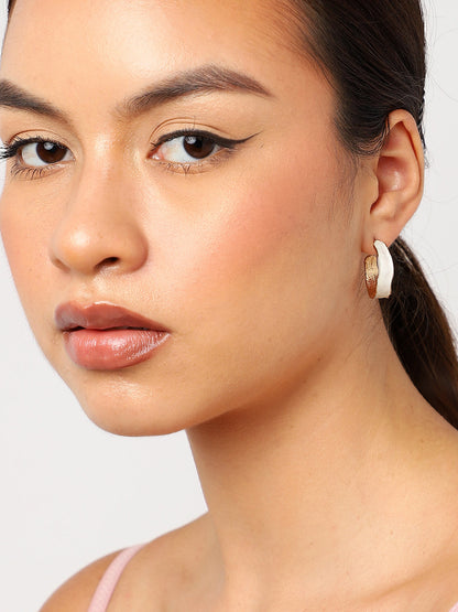 WOMEN SET OF 6 HOOP AND STUD EARRINGS