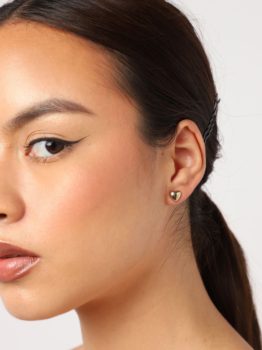 WOMEN SET OF 6 HOOP AND STUD EARRINGS
