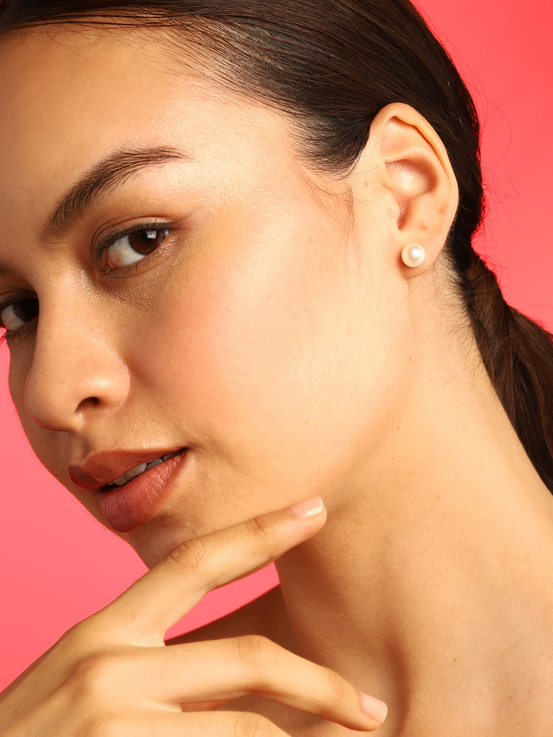 WOMEN SET OF 6 HOOP AND STUD EARRINGS