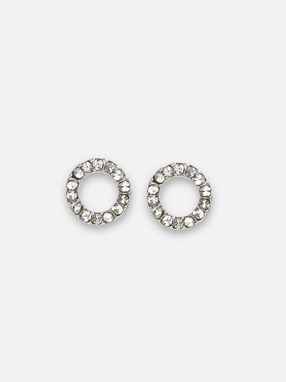 Silver-Plated Contemporary Studs Earrings