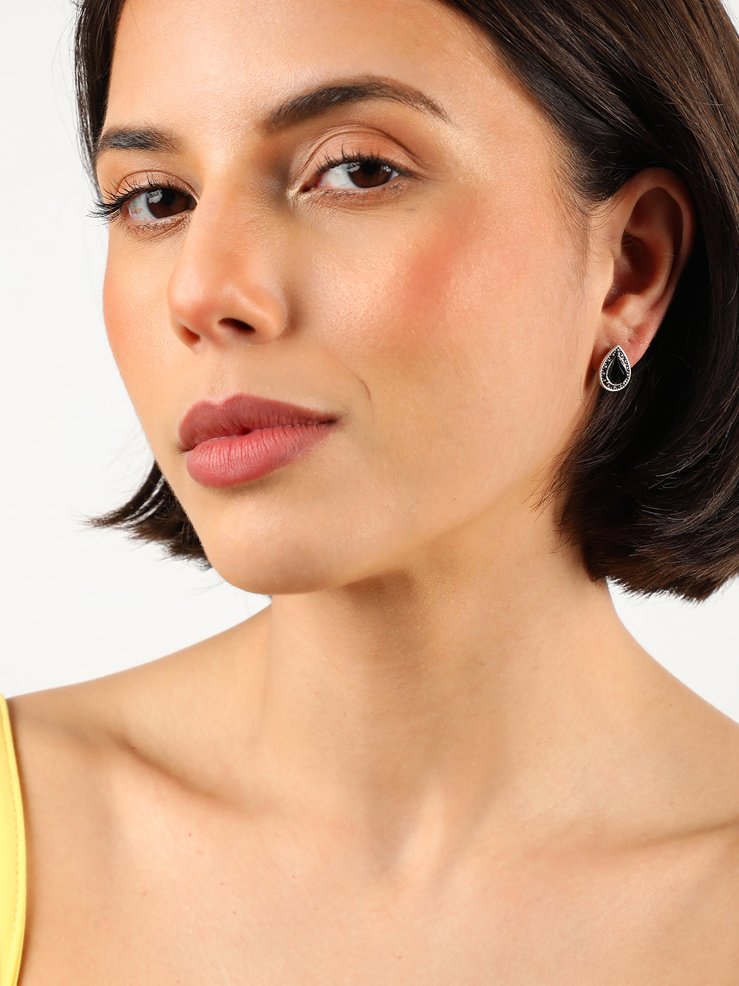 WOMEN SET OF 5 OXIDISED STUD EARRINGS
