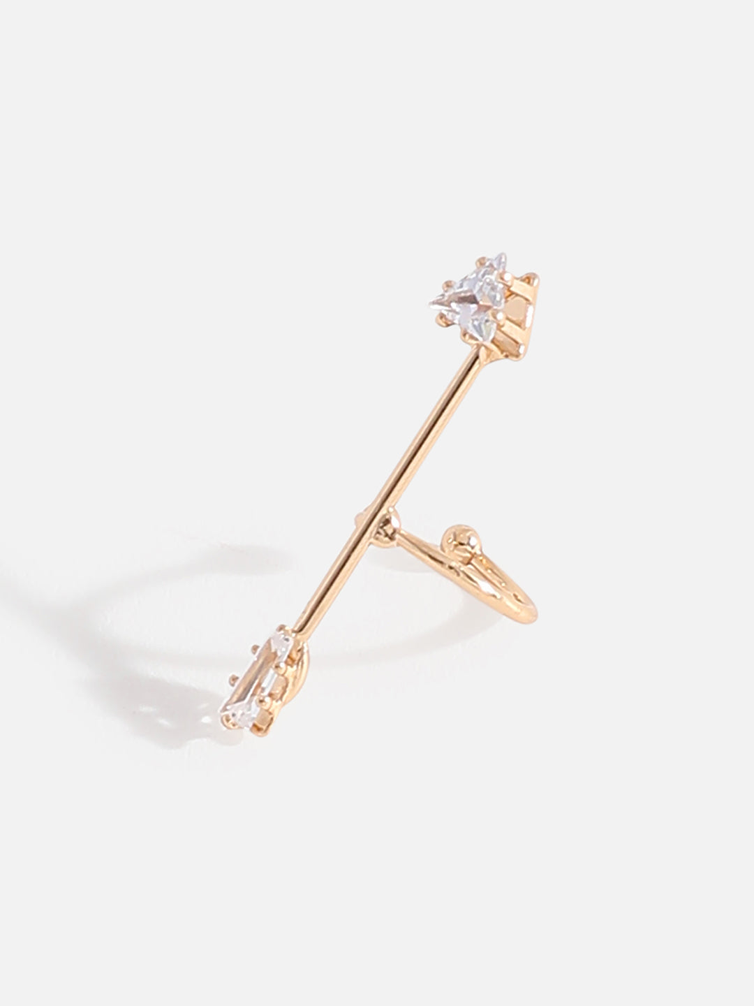 MINIMAL GOLD PLATED EAR CUFF