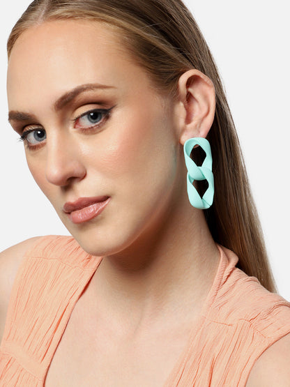 GOLD PLATED PARTY DESIGNER DROP EARRING FOR WOMEN