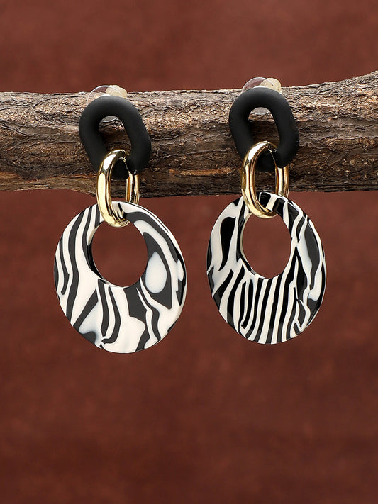 GOLD PLATED PARTY DESIGNER DROP EARRING FOR WOMEN