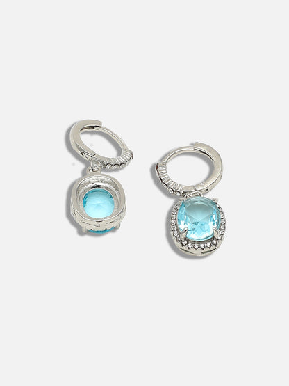 GOLD PLATED PARTY DESIGNER STONE DROP EARRING FOR WOMEN